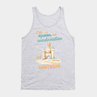 Queen of Sandcastles Taylor Swift Tank Top